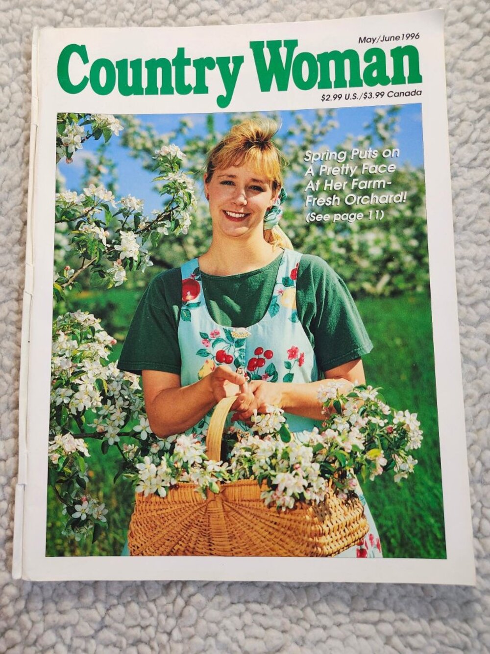 Country Woman Magazine May/June 1996 Vintage Farm Gardening Lifestyl Collectible